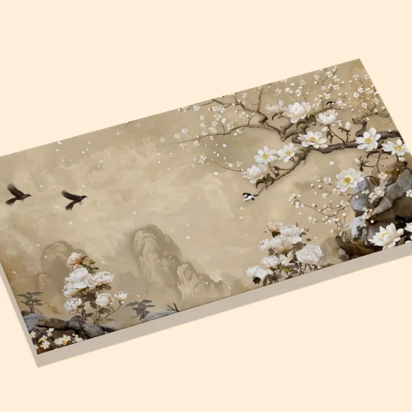 WHITE PLUM BLOSSOMS IN MOONLIGHT - Image 2