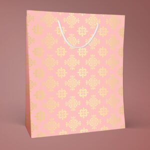 Blush Bloom ? Pink & Gold Foil Floral Gift bag