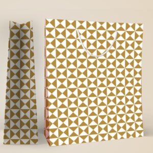 Gilded Geo ? Golden Triangle Gift Bag