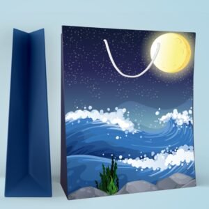 Moonlit Tide ? Ocean Nightscape Gift Bag
