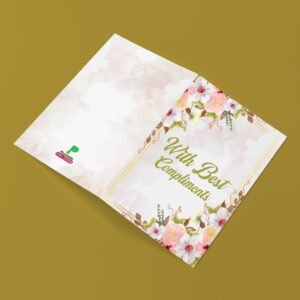Elegant Blooms ? Best Compliments Card