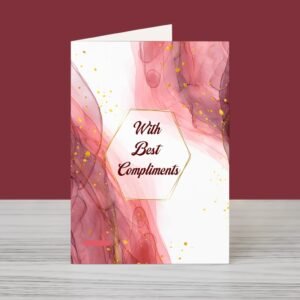 Crimson Elegance ? Compliment Card