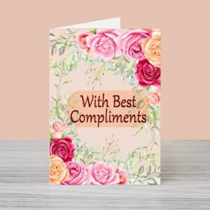 Blossom Wishes ? Compliment Greeting Card