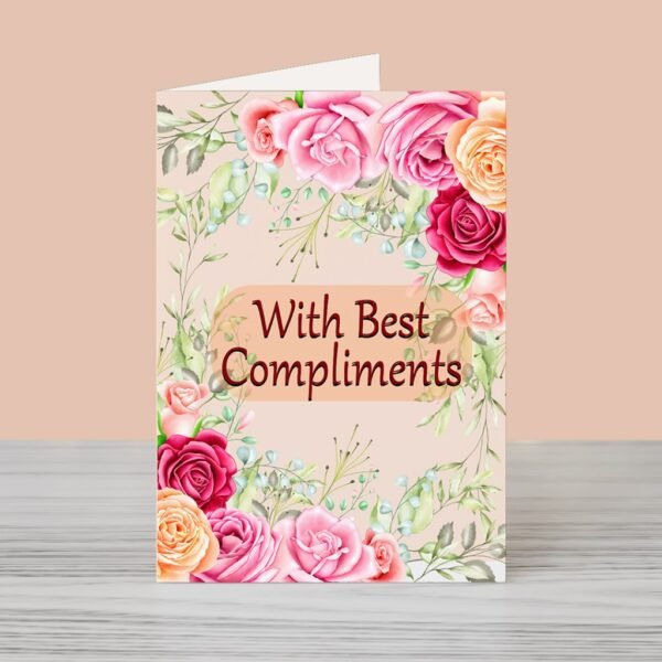 Blossom Wishes ? Compliment Greeting Card