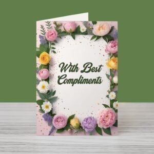 Garden Bloom ? Compliment Greeting Card