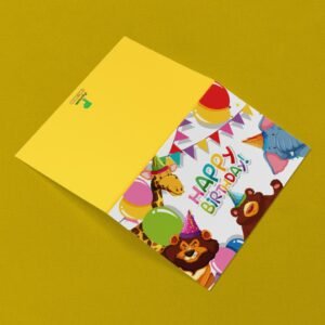 Jungle Jamboree Birthday Card