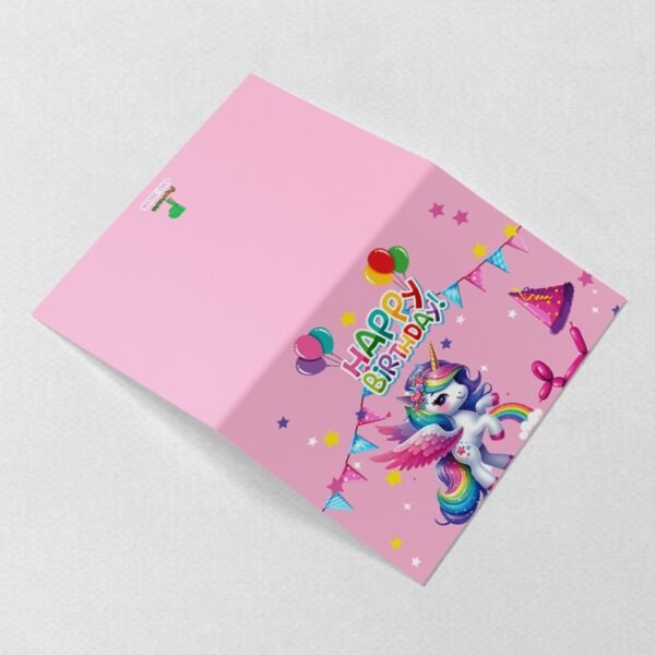 Magical Unicorn Dreams Birthday Card - Image 2