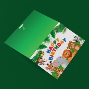 Safari Smiles Birthday Card