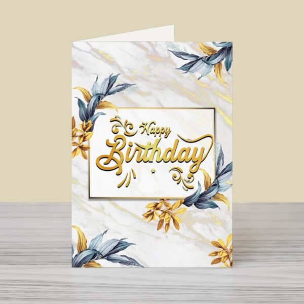 Marble Luxe Birthday